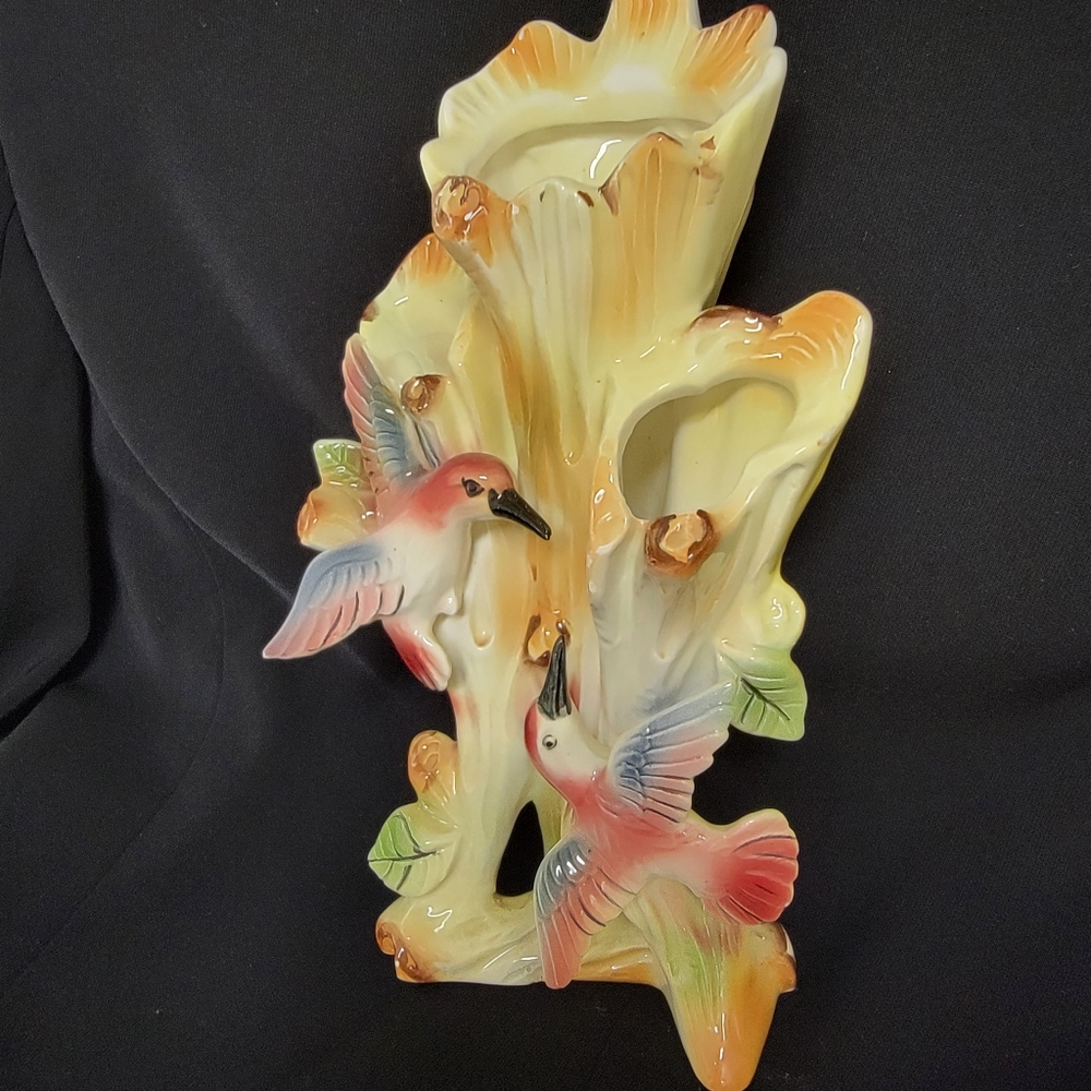 Lovely Vintage Ceramic Bird Vase